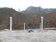 2/2004 Positionnement des piliers...