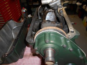 Pose des joints-liège et du carter