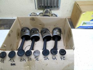 Dépose chemises-pistons-bielles-soupapes