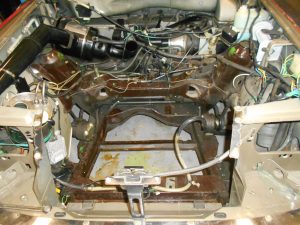 8. Berceau avant nettoyage