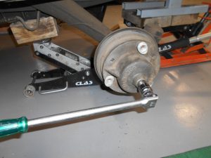 Dépose tambour arrière