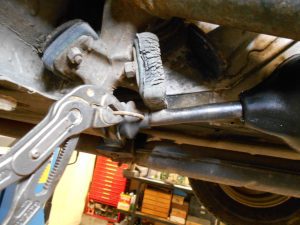 133 Dépose de l'épingle