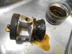 3 et 4.. Etat des lieux après retournement de la membrane