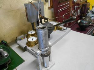 5. Montage du cylindre au banc