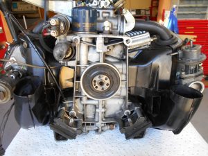 10. Crankshaft rear seal installed.