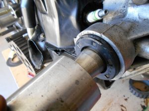 12. Camshaft front seal tool.