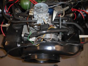 48. Engine/gearbox refitted.