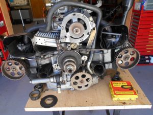 8. Replacement of the crankshaft front seal.