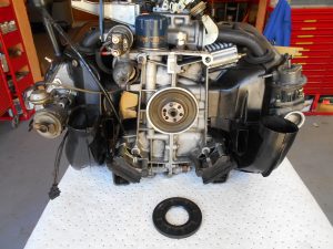 9. Replacement of the crankshaft rear seal.